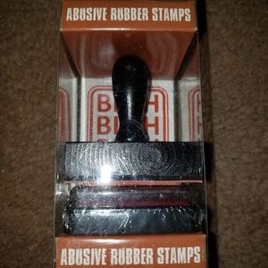 Crafters Rubber Stamp "Blahhh"